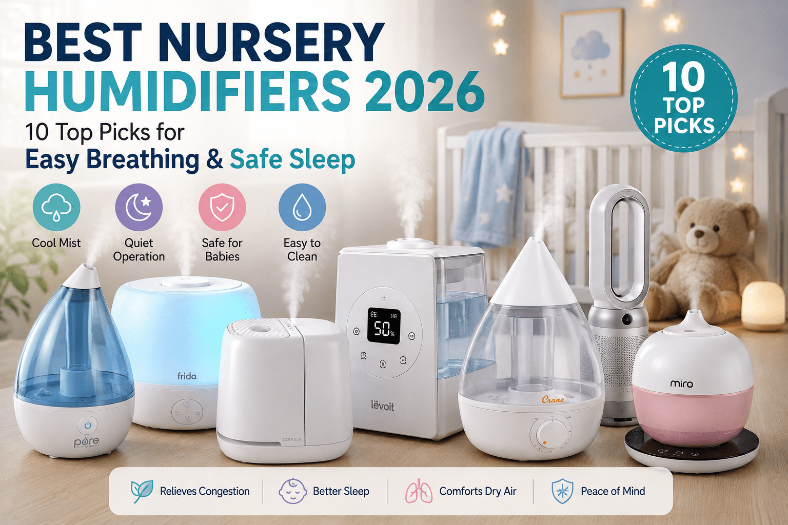 Best Nursery Humidifiers 2026