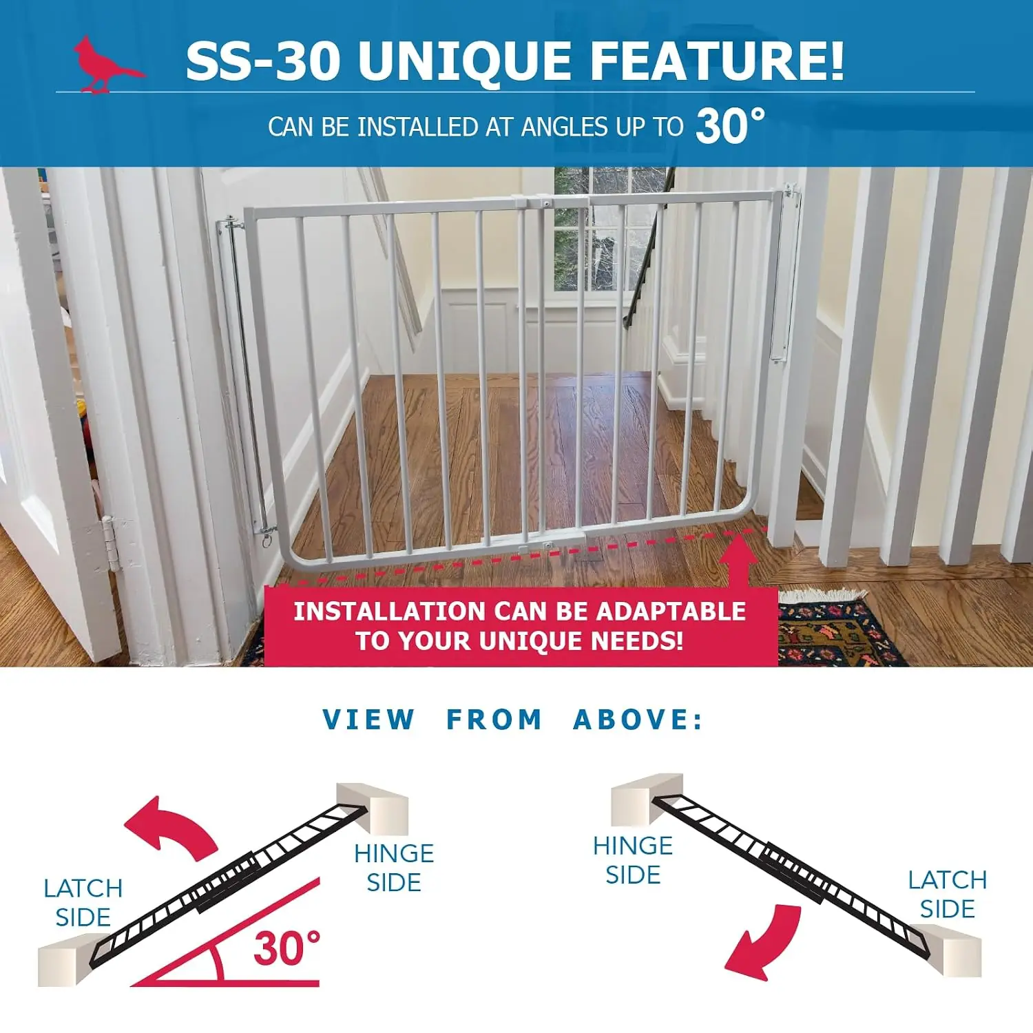 Cardinal Gates SS30 Stairway Special Baby and Pet Gate
