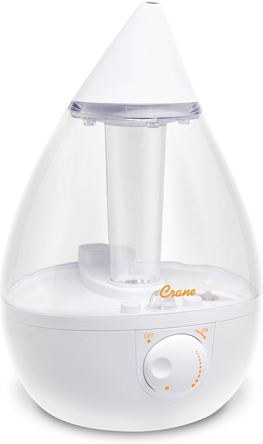 Crane Ultrasonic Cool Mist Humidifier for Bedroom