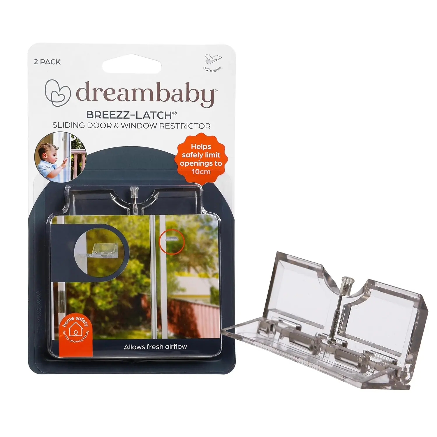 Dreambaby Sliding Glass Door and Window Child Safety Locks