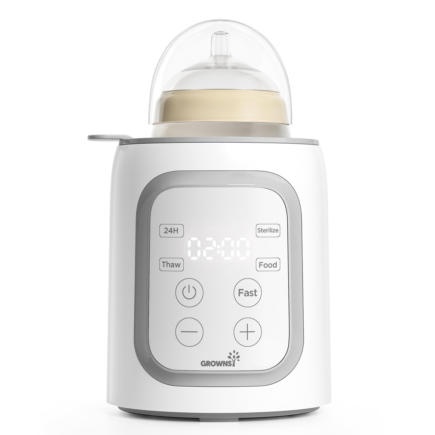 Grownsy 8-in-1 OG Fast Bottle Warmer with Timer