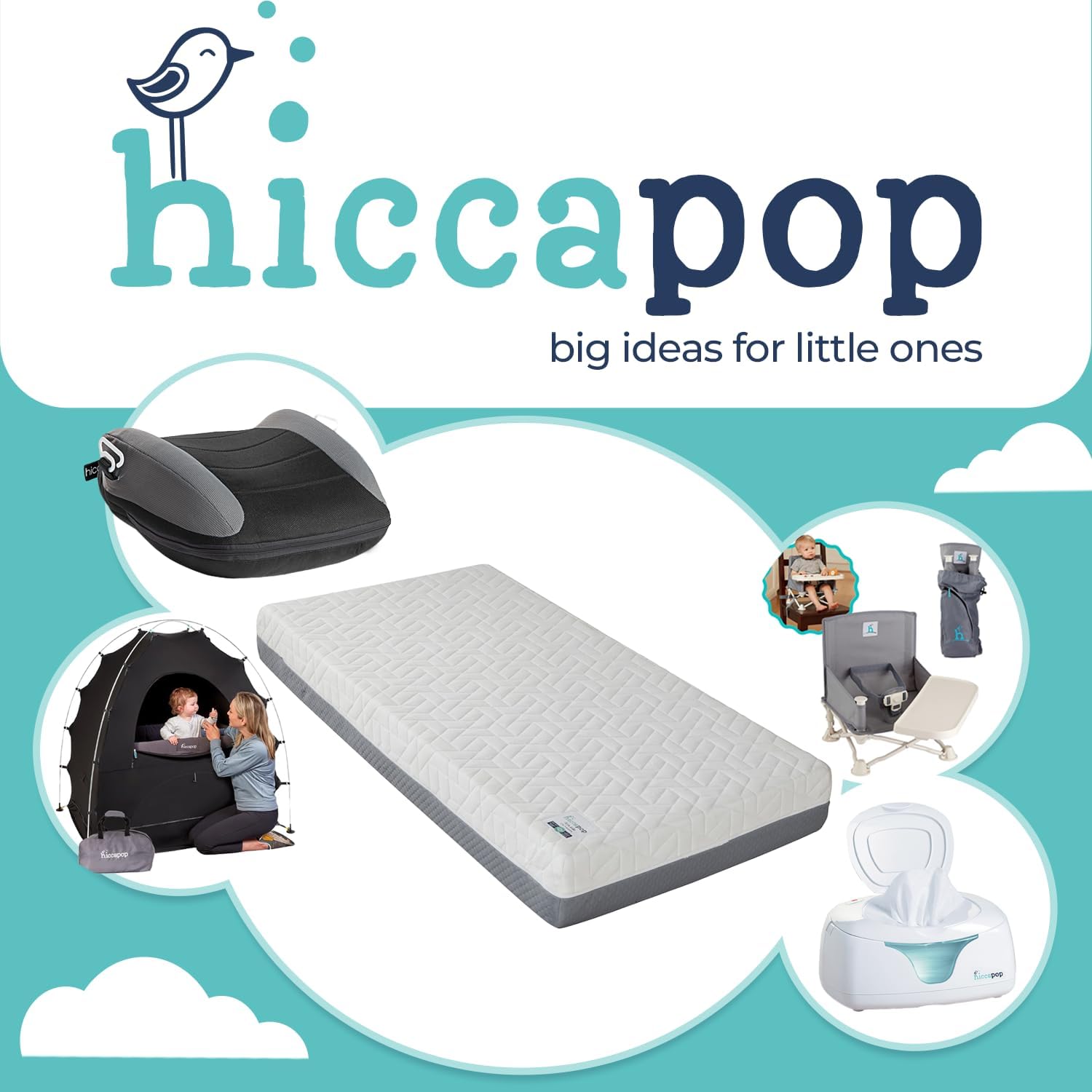 Hiccapop Dual Sided Baby Crib Mattress & Toddler Bed Mattress