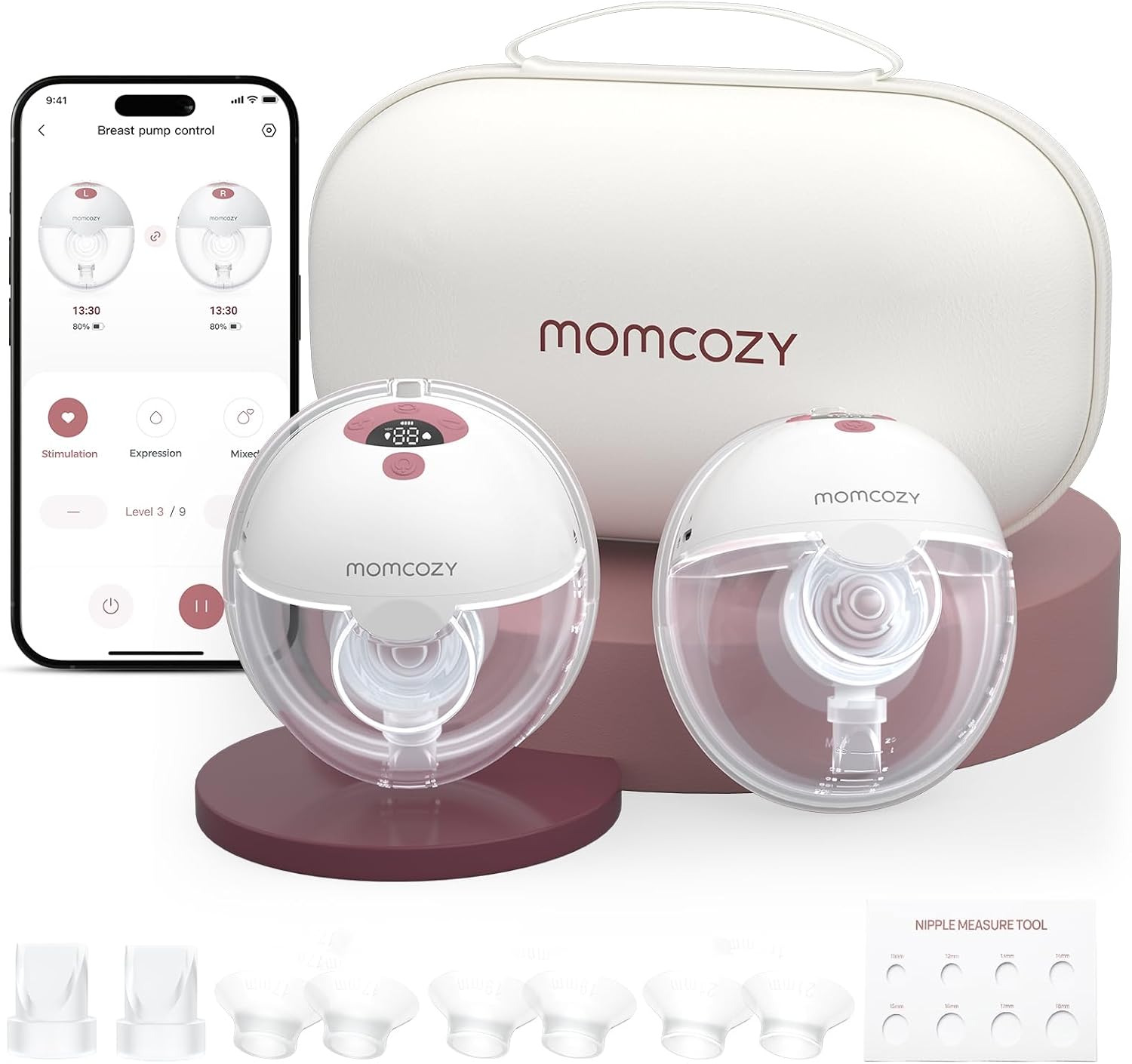 Momcozy M5 Smart APP Controlled Wearable Breast Pump