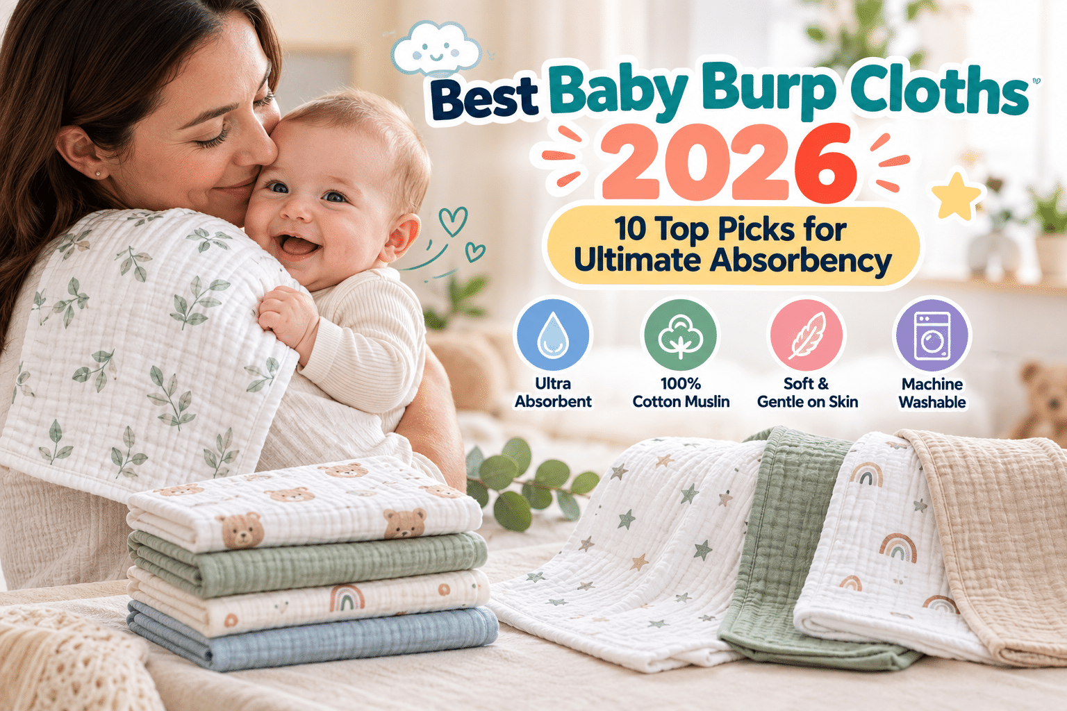 Best Baby Burp Cloths