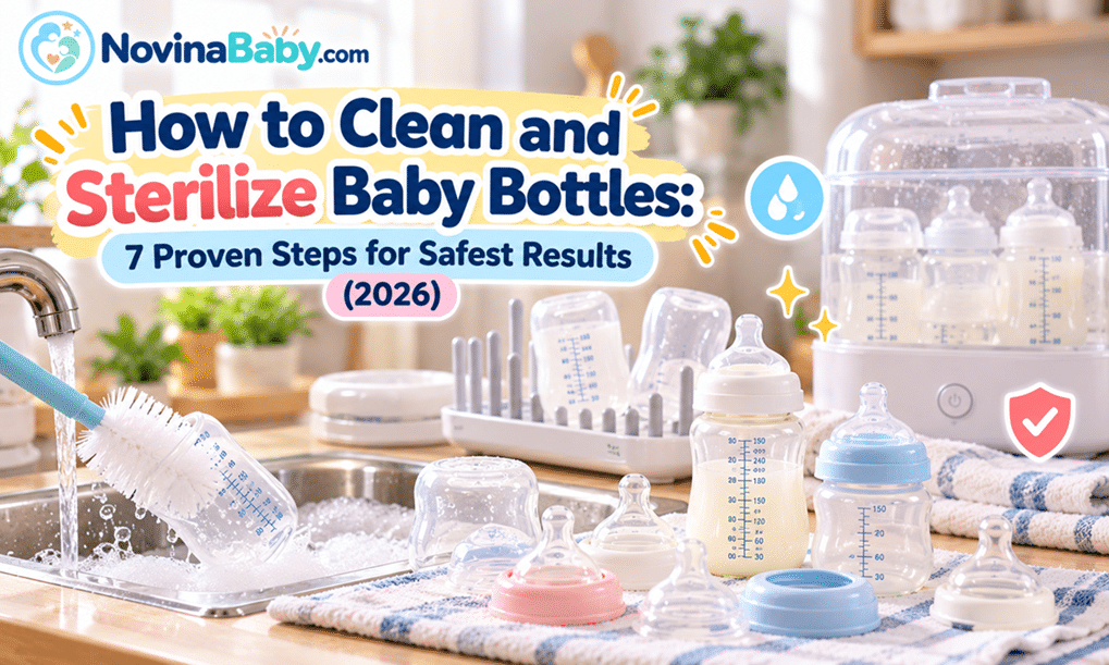 How to Clean and Sterilize Baby Bottles