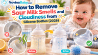 How to Remove Sour Milk Smells and Cloudiness from Silicone Bottles