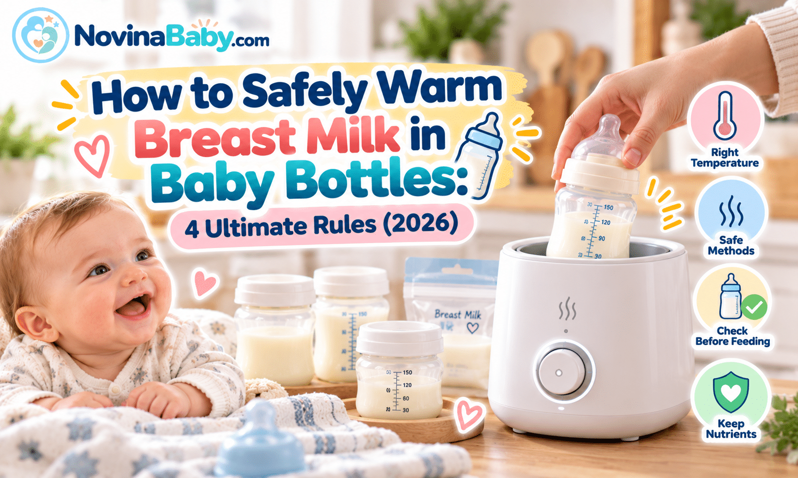 How to Safely Warm Breast Milk in Baby Bottles