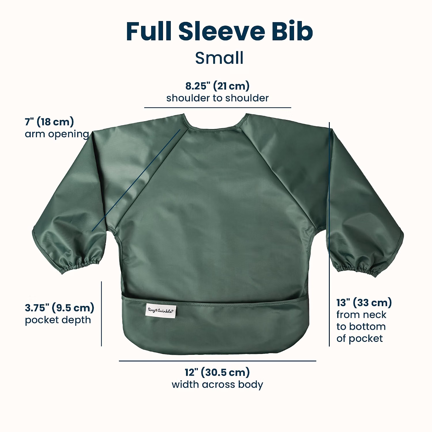 Tiny Twinkle Long Sleeve Bib for Babies & Toddlers