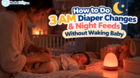 How to Do 3 AM Diaper Changes & Night Feeds Without Waking Baby