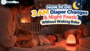 How to Do 3 AM Diaper Changes & Night Feeds Without Waking Baby