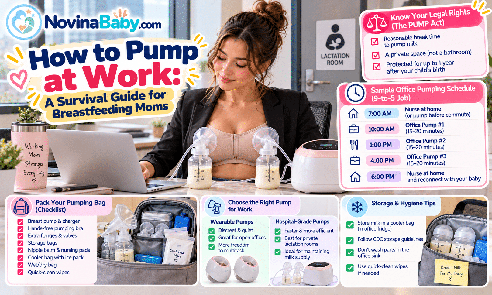 How to Pump at Work A Survival Guide for Breastfeeding Moms