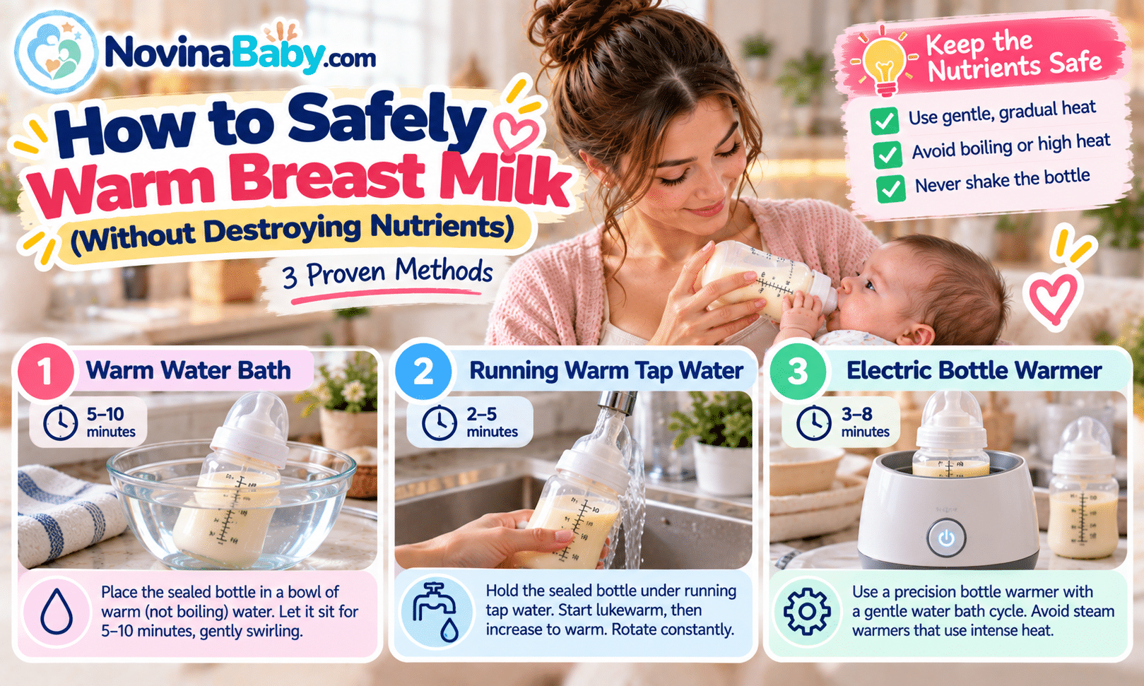 How to Safely Warm Breast Milk