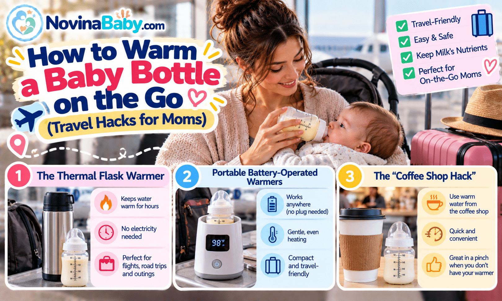 How to Warm a Baby Bottle on the Go