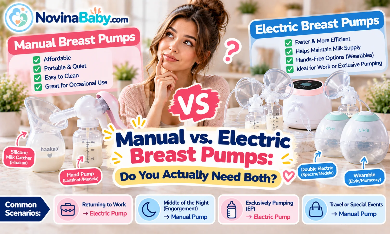 Manual vs. Electric Breast Pumps Do You Actually Need Both
