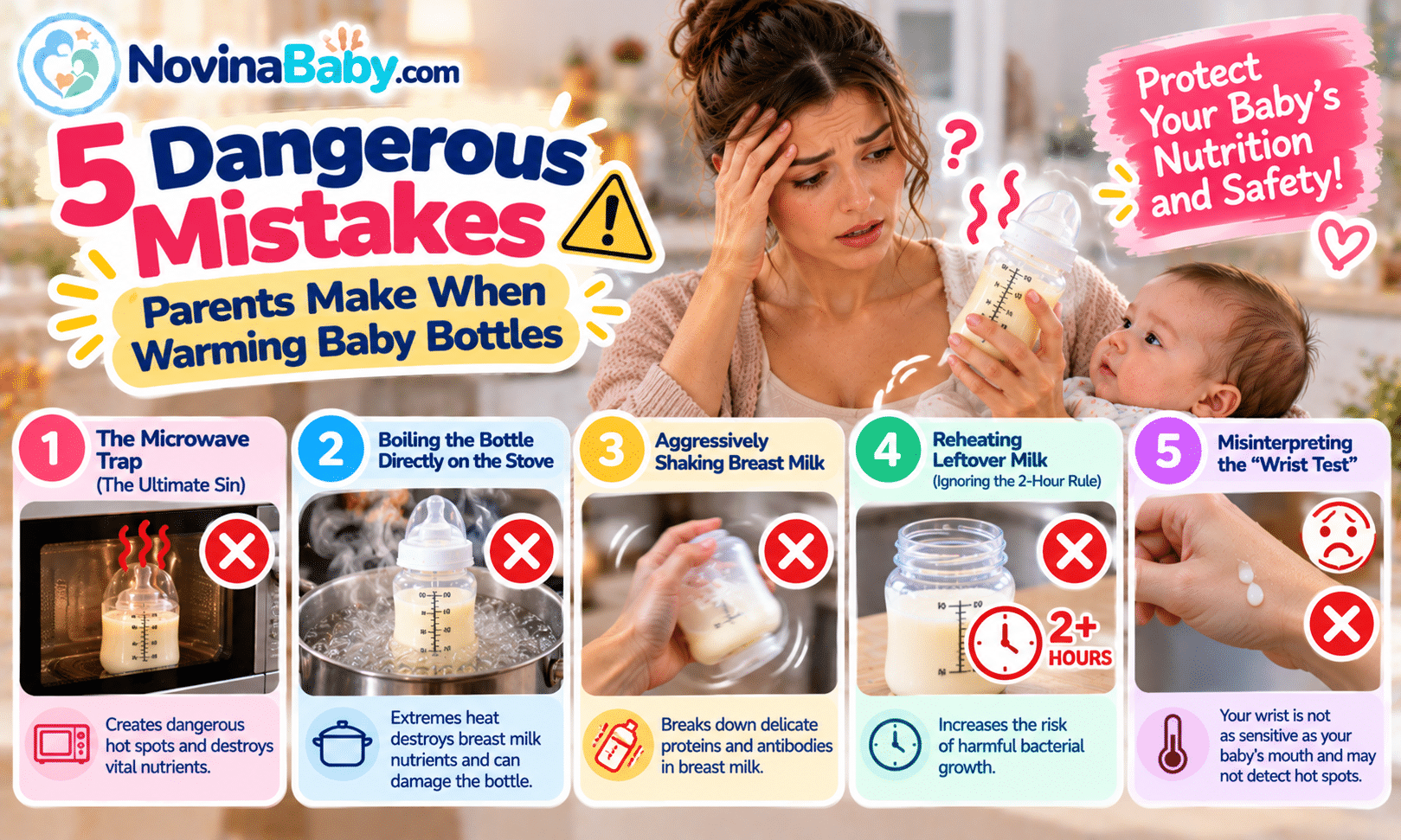 Mistakes Warming Baby Bottles